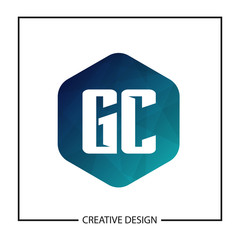 Initial Letter GC Logo Template Design Vector Illustration