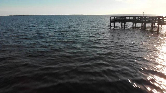 Florida Dock on the ocean