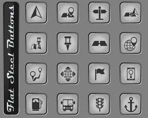 navigation icon set