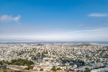 San Francisco twin peaks view