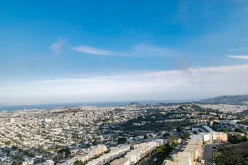 San Francisco twin peaks view