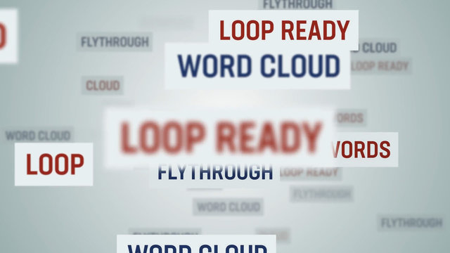 20 Word Cloud Flythrough