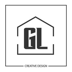 Initial Letter GL Logo Template Design Vector Illustration