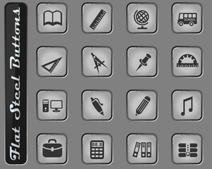 school icon set