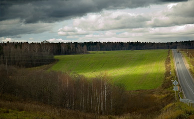 sun ray field