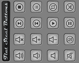 Media player icons