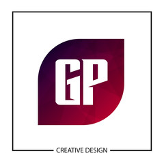 Initial Letter GP Logo Template Design Vector Illustration