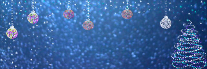Christmas background. Copy space for text
