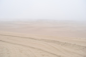 sand dunes in the desert