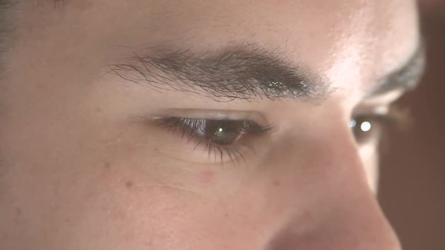 Close up of his eyes