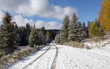 Cypress Hills First Snowfall