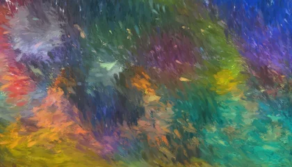 Foto op Plexiglas Mix van kleuren Abstract impressionistisch