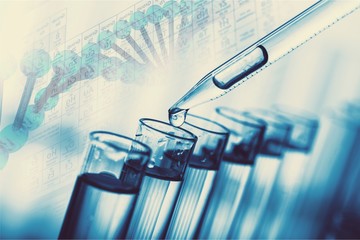 Science laboratory test tubes laboratory equipment