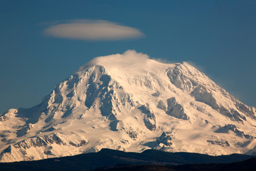 mountains and clouds