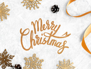 Christmas holiday greeting design mockup