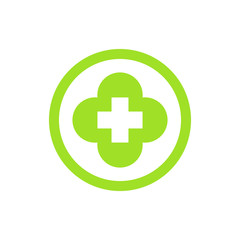 Medical and healthcare logo icon template