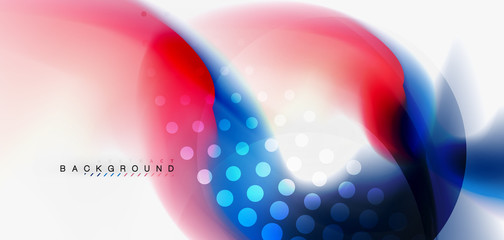 Mixing liquid color flow abstract background. Trendy abstract layout template for business or technology presentation, internet poster or web brochure cover, wallpaper