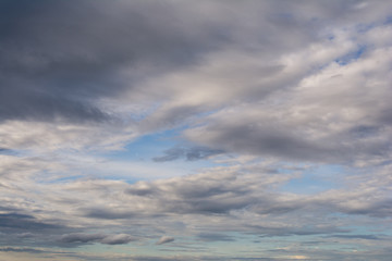 dark storm clouds before rain and sky