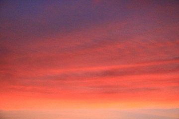 Beautiful sky on twilight time