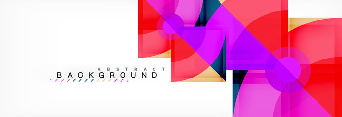 Modern geometric abstract background
