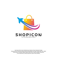 Travel Shop Logo Template Design Vector