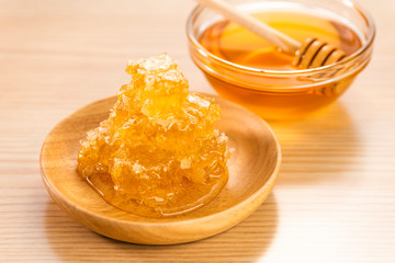 蜂蜜と巣蜜