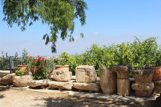 archaeological finds, Beit Jimal, Beit Shemesh, Israel , stone, ancient, history
