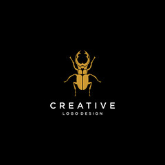 Jewelry logo design inspiration, bug logo design, beetle logo design inspiration