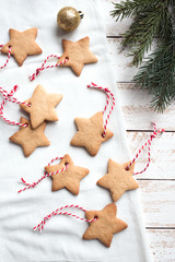 Christmas star shaped cookies
