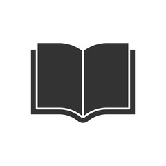 Open book black icon