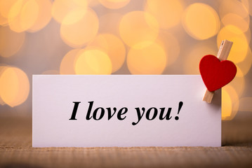 I Love You Card