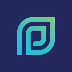 Letter P logo design 
