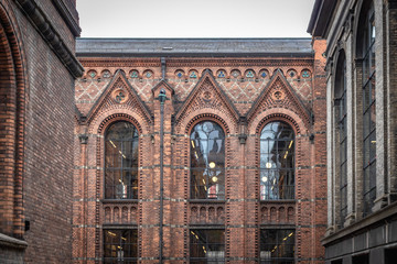 the facade of the church in Copenhagen