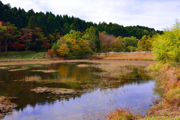 Fototapeta na wymiar 神楽女湖