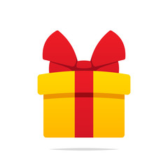Gift box vector isolated