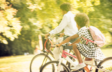 Going to school and work can also be bicycling.