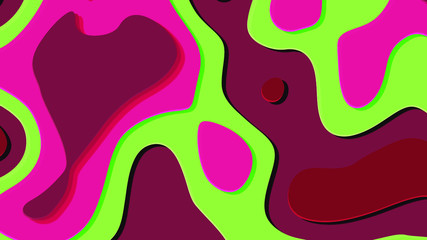 Seamless pattern background of multicolored lines with scribbler.