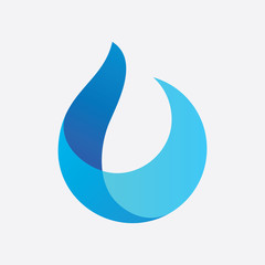 Letter U logo 