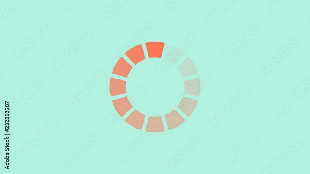 Poster loading circle icon background