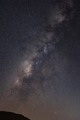 Night scene milky way background.