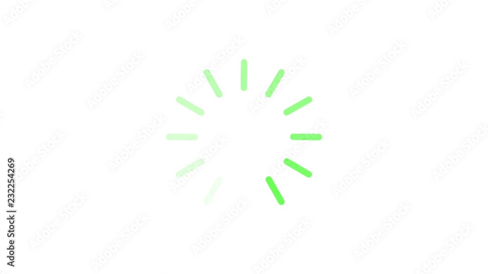 Poster loading circle icon background