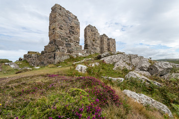 Kenedjick old ruin cornwall england uk 