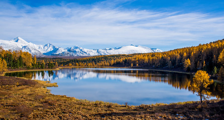 Beautiful Altai lake.