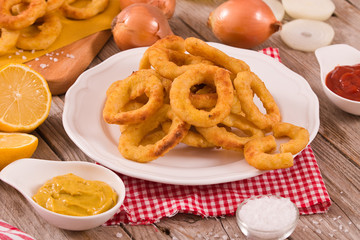 Onion rings. 