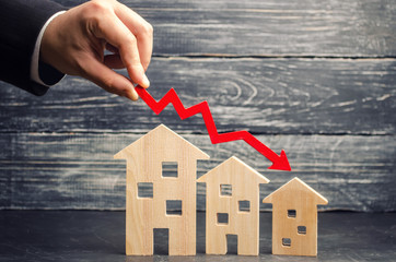 a decline in property prices. population decline. falling interest on the mortgage. reduction in...