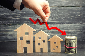 a decline in property prices. population decline. falling interest on the mortgage. reduction in...