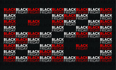 Black Friday Poster vector - obrazy, fototapety, plakaty