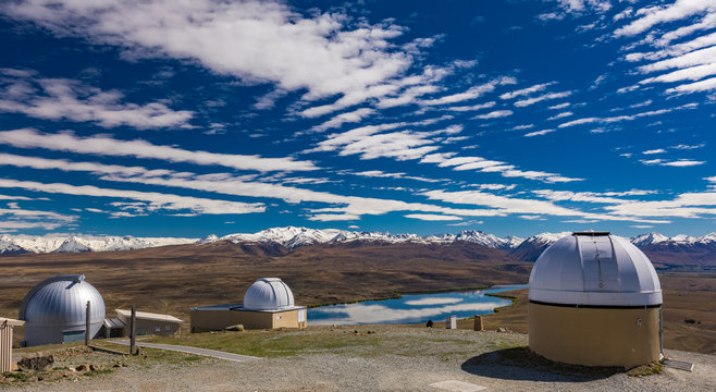 University Of Canterbury Mount John Observatory At  Tekapo Lake, New Zealand