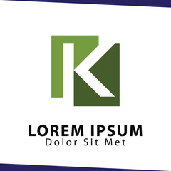 Fototapeta premium K Letter logo icon vector template