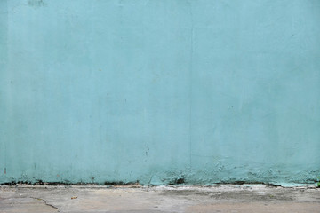 old blue street wall background